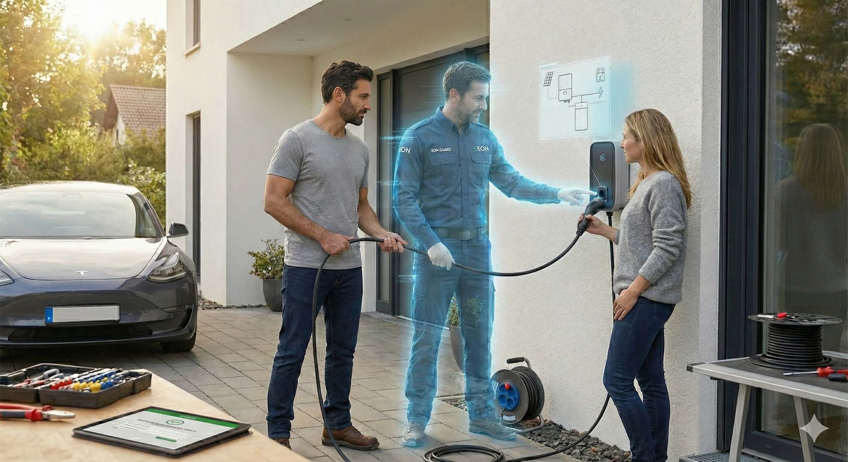 Vzdálená technická podpora při instalaci a údržbě nabíjecí stanice