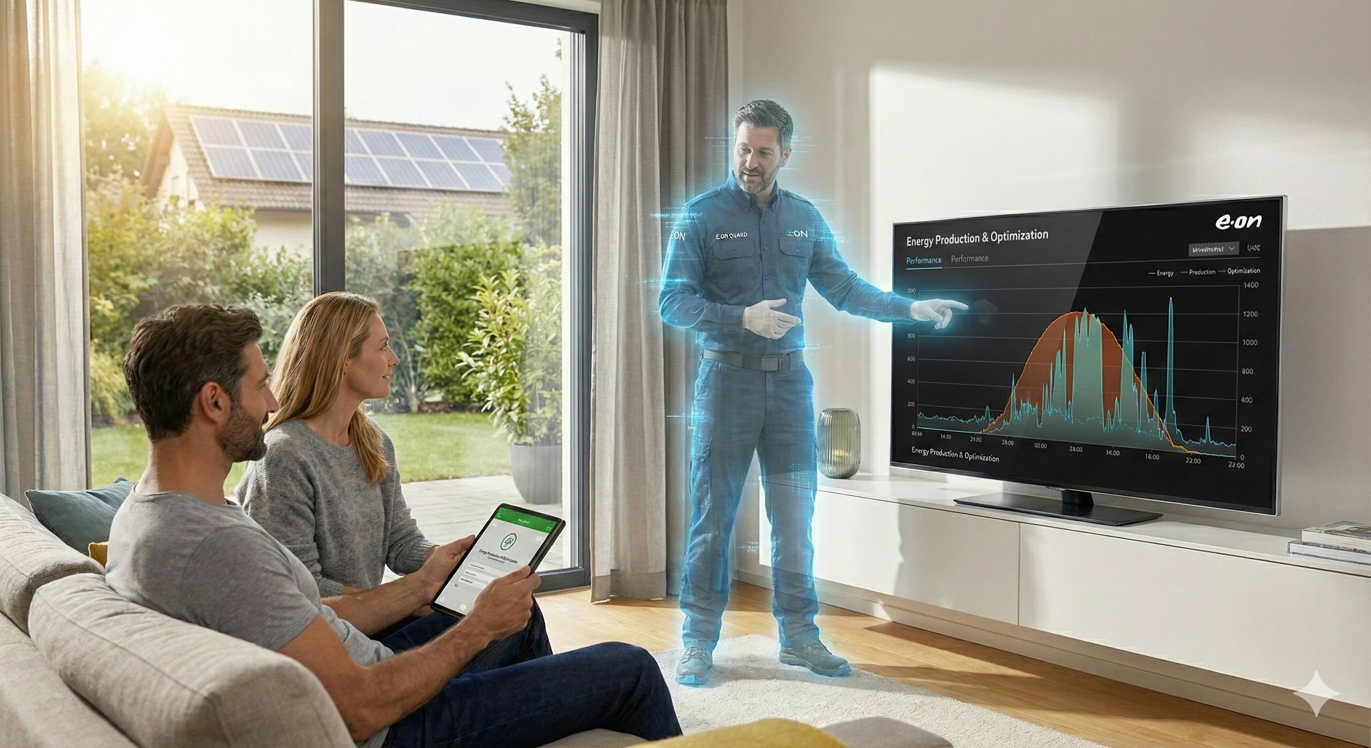 Optimalizace výkonu elektrárny s detailními grafy produkce a optimalizace energie